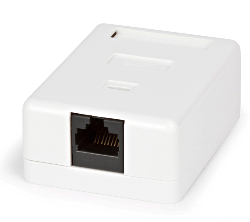 RJ-45-1 (8P8C) Розетка компьютерная