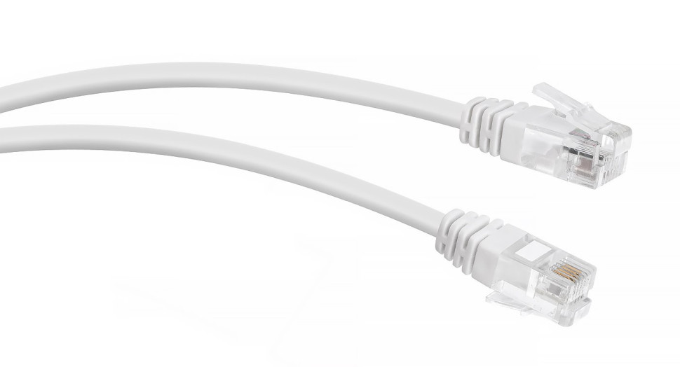 PC-TEL-RJ12-1m (7887c), белый