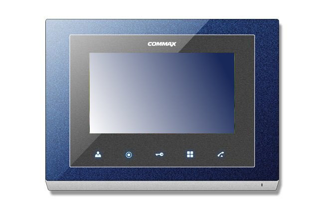 CMV-70S (синий) Монитор домофона цветной с функцией «свободные руки»