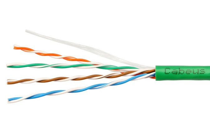 UTP-4P-Cat.5e-SOLID-LSZH-GN-50 (9779c-6) Кабель «витая пара» (LAN) для структурированных систем связи UTP-4P-Cat.5e-SOLID-LSZH-GN-50 (9779c-6) Кабель «витая пара» (LAN) для структурированных систем связи