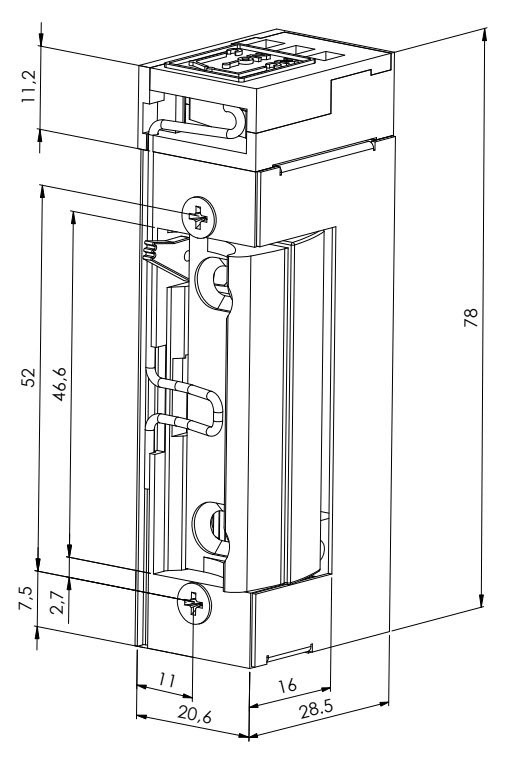 ST-SL351MNO Защелка электромеханическая