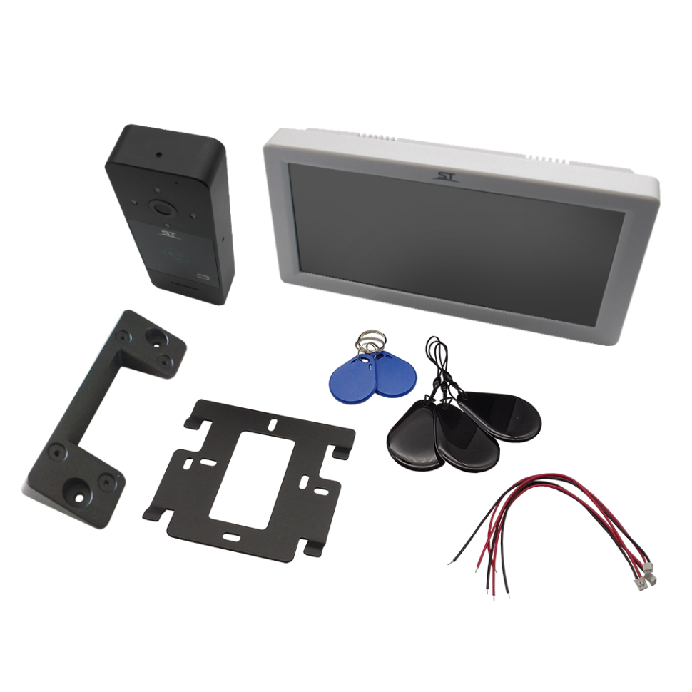 ST-MP300/7 «Земля» (белый) Комплект IP-видеодомофона