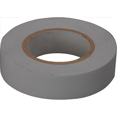 Изолента серая ПВХ 19х25х0.13мм (KR-09-2208) Лента изоляционная