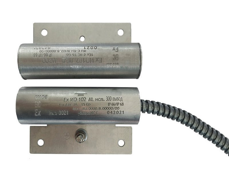 Ex ИО 102 AL исп.250 М100 вывод Извещатель охранный точечный магнитоконтактный взрывозащищенный