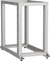 LF35-20U61-2GM Стойка 2-рамная 20U 600х600-1000мм серая