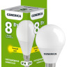 Лампа светодиодная G45 шар 8Вт 230В 3000К E14 GENERICA (LL-G45-08-230-30-E14-G) Лампа светодиодная