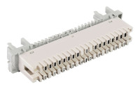 Плинт универсальный ПВТ-10Р-5е, 10 пар размыкаемые контакты 0...9 (120902-00081) Плинт соединительный на 10 пар