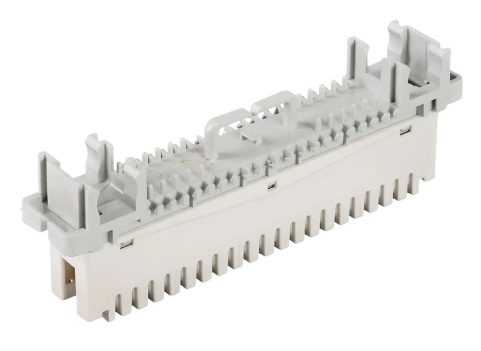 Плинт универсальный ПВТ-10Р-5е, 10 пар размыкаемые контакты 0...9 (120902-00081) Плинт соединительный на 10 пар