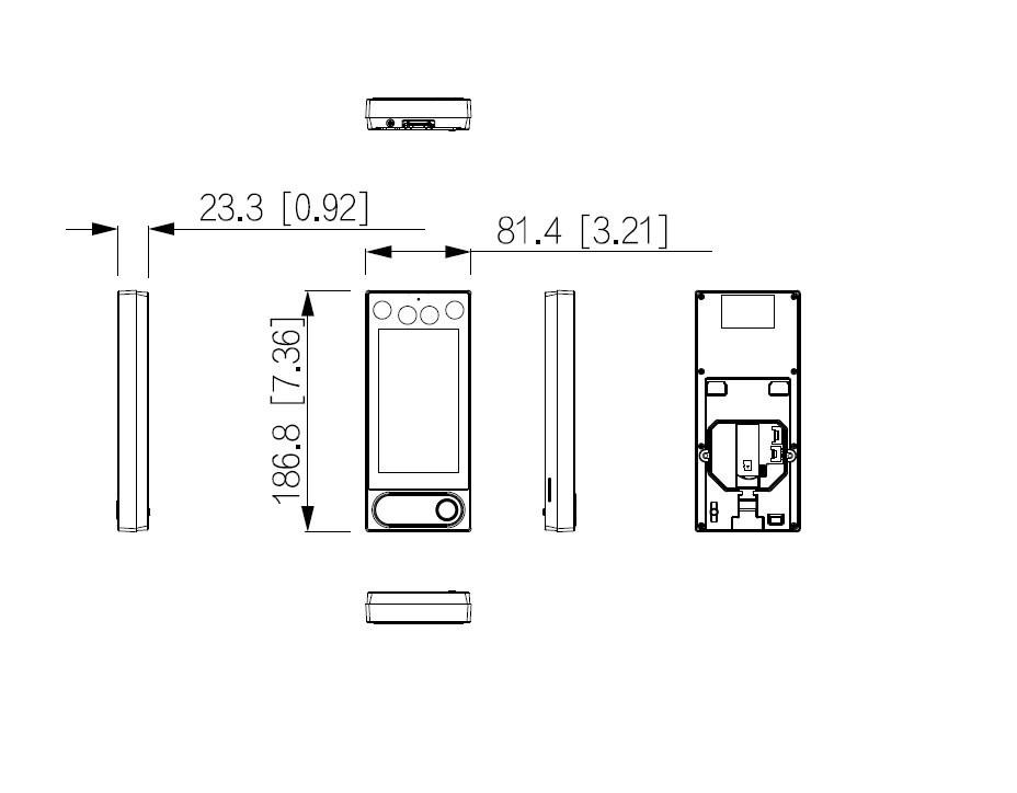 DHI-VTO6631QB-WP Вызывная панель IP-домофона