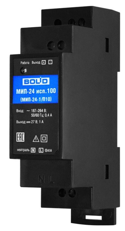 МИП-24 исп.100 (МИП-24-1/П10) Модуль источника питания