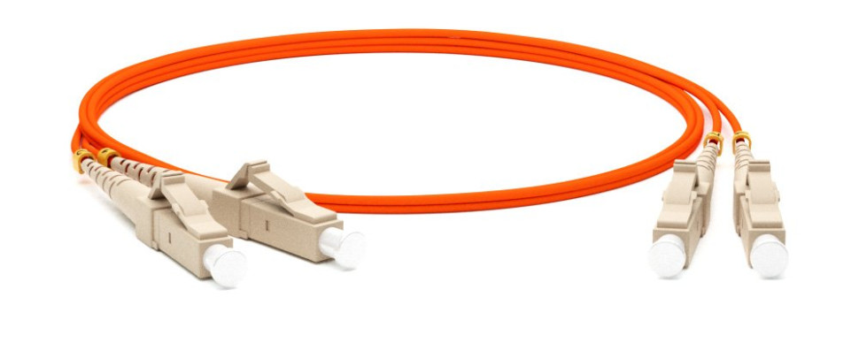 FC-D2-50-LC/PR-LC/PR-H-30M-LSZH-OR Патч-корд волоконно-оптический многомодовый