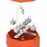 Коробка металлическая огнестойкая Октагон Е15-Е120 RAL2004 130х130х63 (70-0101-2004-FR2.5-12) (Промрукав) Коробка огнестойкая