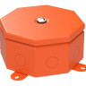 Коробка металлическая огнестойкая Октагон Е15-Е120 RAL2004 130х130х63 (70-0101-2004-FR2.5-12) (Промрукав) Коробка огнестойкая