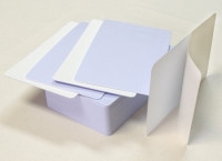 Пластиковые карты CR80 0.30 белые самоклеящиеся (уп. 100 шт.) Карта на самоклеящейся основе