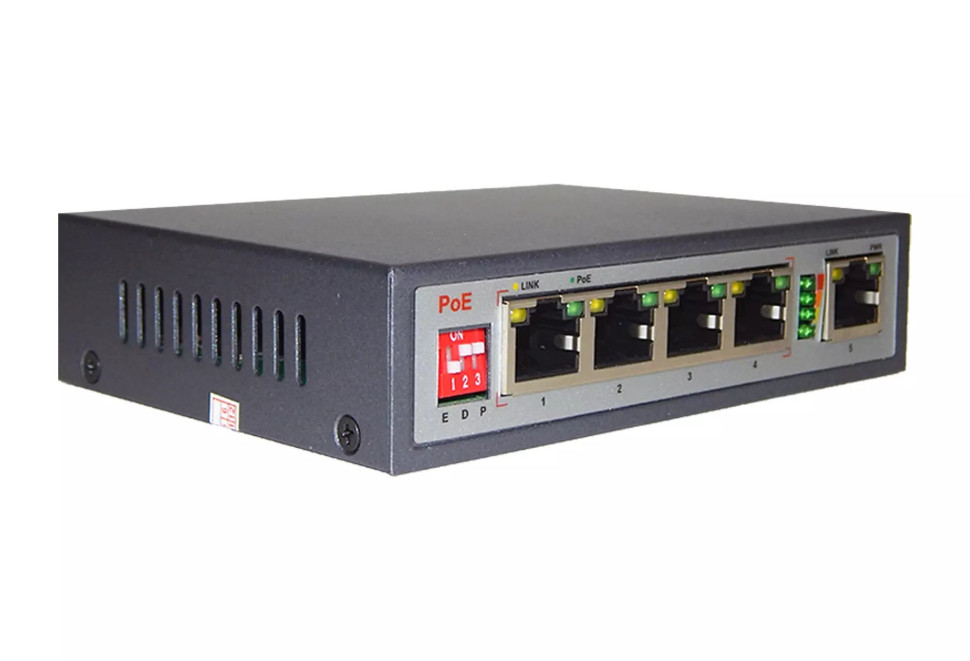 Тромбон IP-К04 Коммутатор с PoE