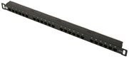 PP0,5U-24P-5e (201-003) Патч-панель 19" (0,5U) 24 порта RJ-45 кат.5е