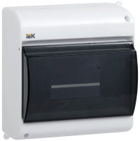 Корпус пластиковый КМПн 2/6 IP30 белый KREPTA 3 (MKP42-N-06-30-09) Щиток модульный с прозрачной дверцей, настенный