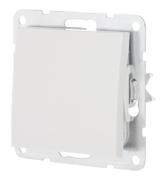 Переключатель 1-клавиша на 2 направления, белый LK60 (860304-1) Переключатель