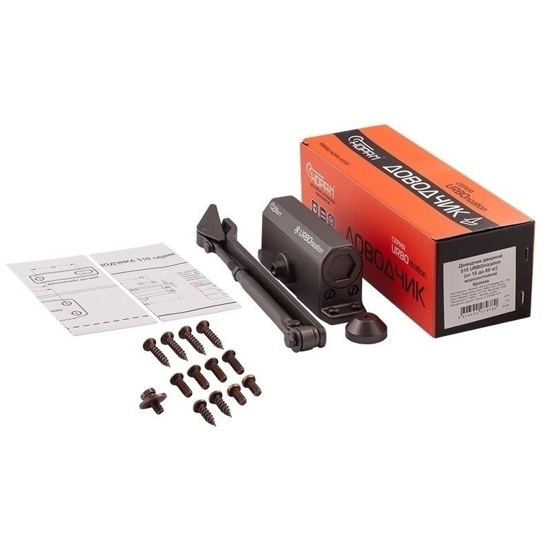 URBOnization 510 (бронза) Доводчик дверной морозостойкий