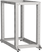 LF35-47U61-2GM Открытая стойка 19", 47U, двухрамная, цвет серый