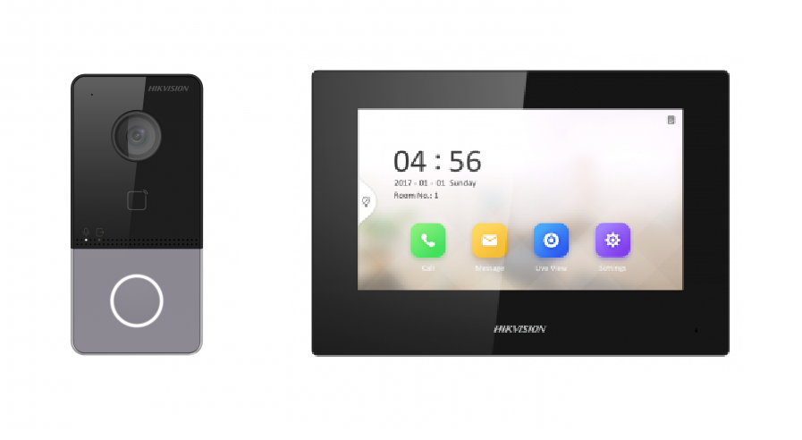 DS-KIS605-P(C) Комплект IP-видеодомофона