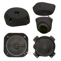 МК-4 PRO (цвет черный) Монтажная коробка для крепления уличных видеокамер