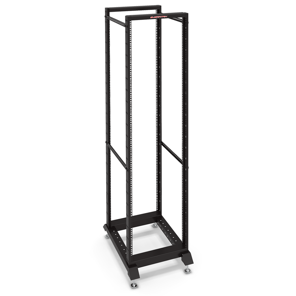 GR 6637.900 (7915s) Открытая серверная стойка 37U 533х600х1706mm, двухрамная, цвет черный