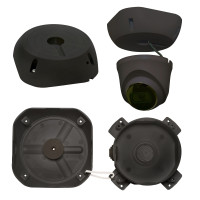 МК-4 (цвет черный) Монтажная коробка для крепления уличных видеокамер