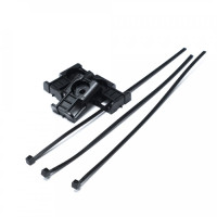 Комплект крепления площадка для прямого монтажа черная со стяжкой 3,6х150 мм (100 шт) (PR13.02515) Комплект крепления площадка для прямого монтажа