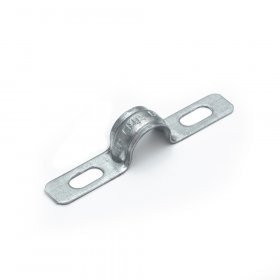 Скоба металлическая двухлапковая усиленная противопожарная СМДУ d12-13 мм (100 шт) (PR13.02410) Скоба металлическая