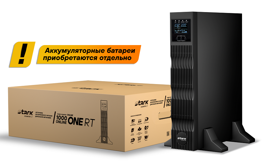Stark Country 1000 ONLINE RT (12A) Источник бесперебойного питания