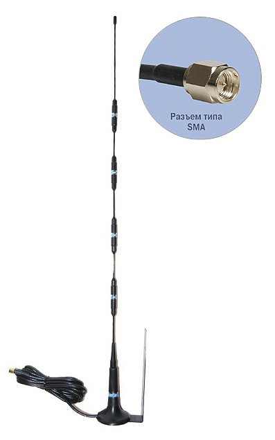 Антей 714 SMA 15м, на кронштейне, 13,5dB Антенна GSM на кронштейне