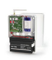 Контакт GSM-14А v.3 (в корпусе под АКБ 1,2-7Ач с БРП 12V 1А) Панель охранная радиоканальная