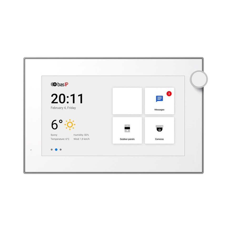AZ-07LF WHITE Монитор IP-видеодомофона цветной