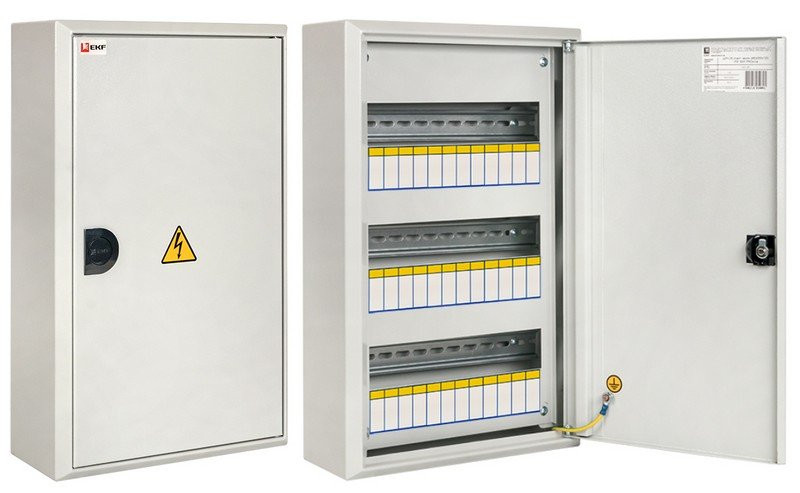 ЩРН-36 пласт. замок (480х300х120) IP31 PROxima (mb21-36n) Щит распределительный навесной
