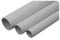 Труба HF FR жесткая гладкая D40, серая (23040HFR) Труба жесткая гладкая, без галогена, трудногорючая
