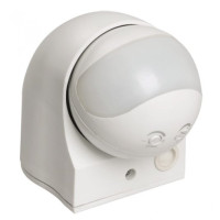 Датчик движения ДД-010 1100Вт 180град 10м IP44 белый (LDD10-010-1100-001) Датчик движения