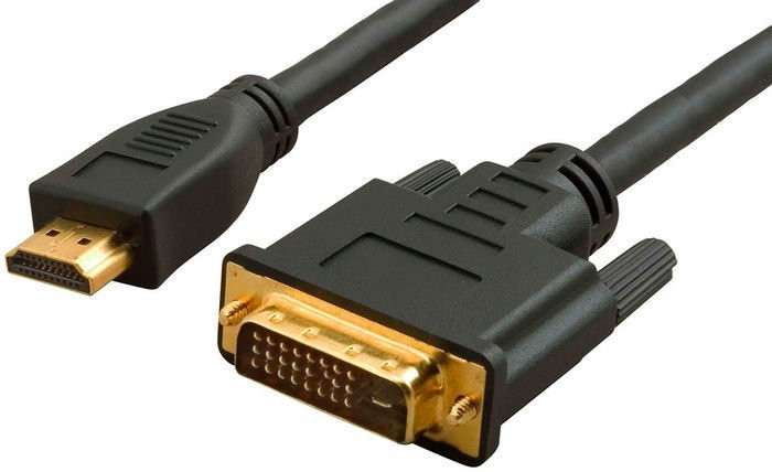 WH-141(10m) Кабель HDMI 2.0, А (вилка)- DVI-D (24+1) (вилка)