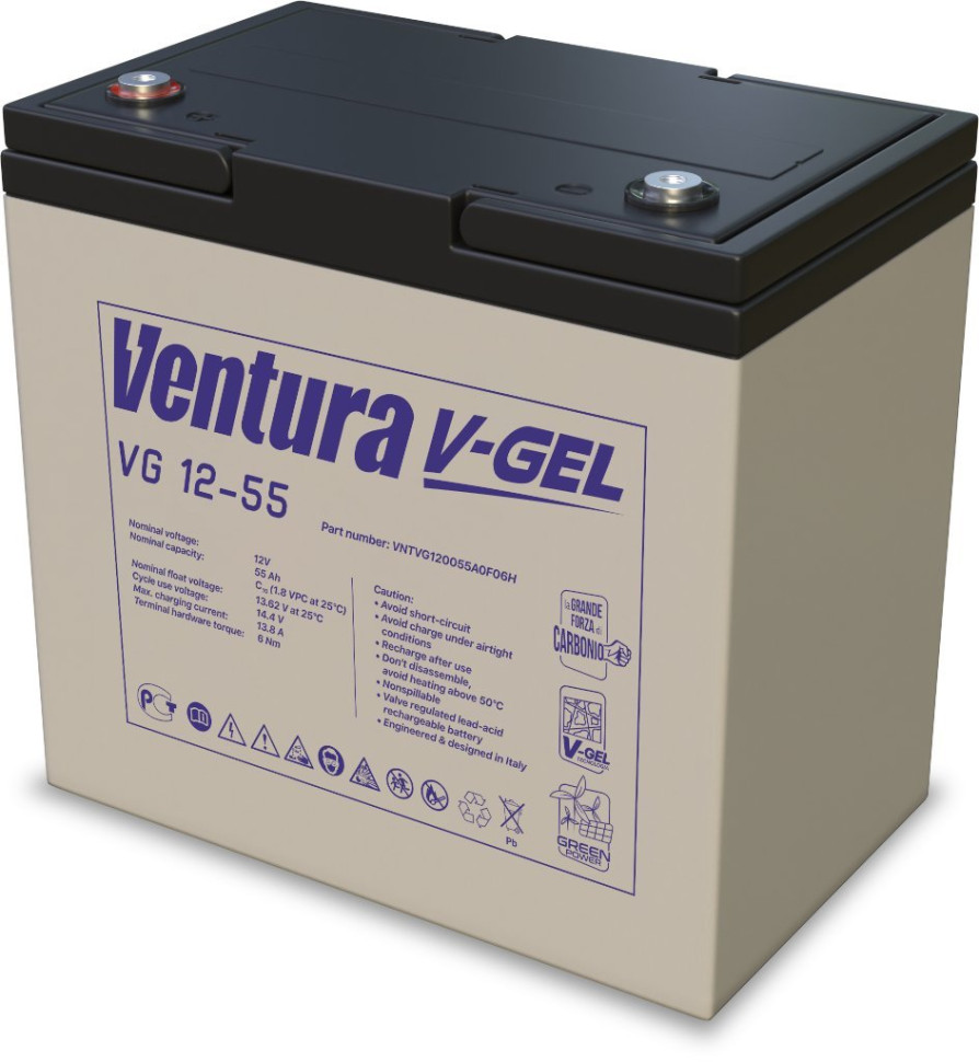 Ventura VG 12-55 Аккумулятор герметичный свинцово-кислотный