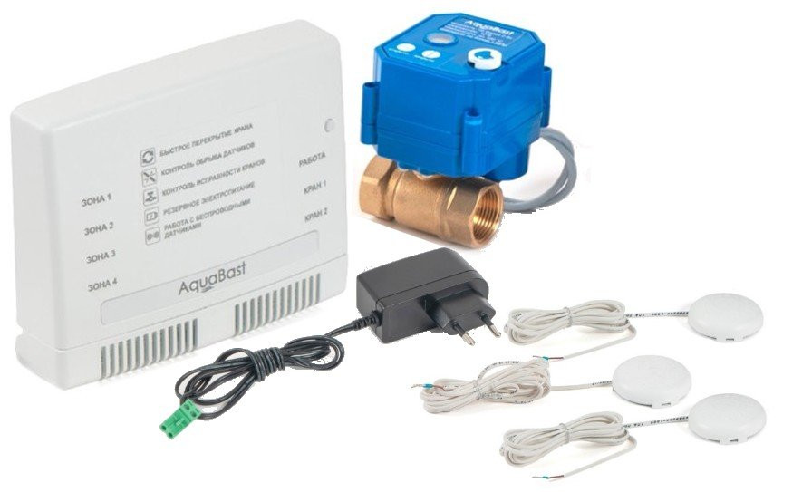 AquaBast Line Коттедж 1/2” Комплект защиты от протечек воды