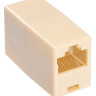 RJ-45 (розетка)-RJ-45 (розетка) (бежевый) Разъем распределительный