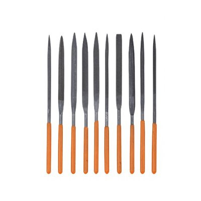 Набор надфилей 10 шт, 3мм, 140мм, пластиковая рукоятка TDM (SQ1026-0303) Инструмент