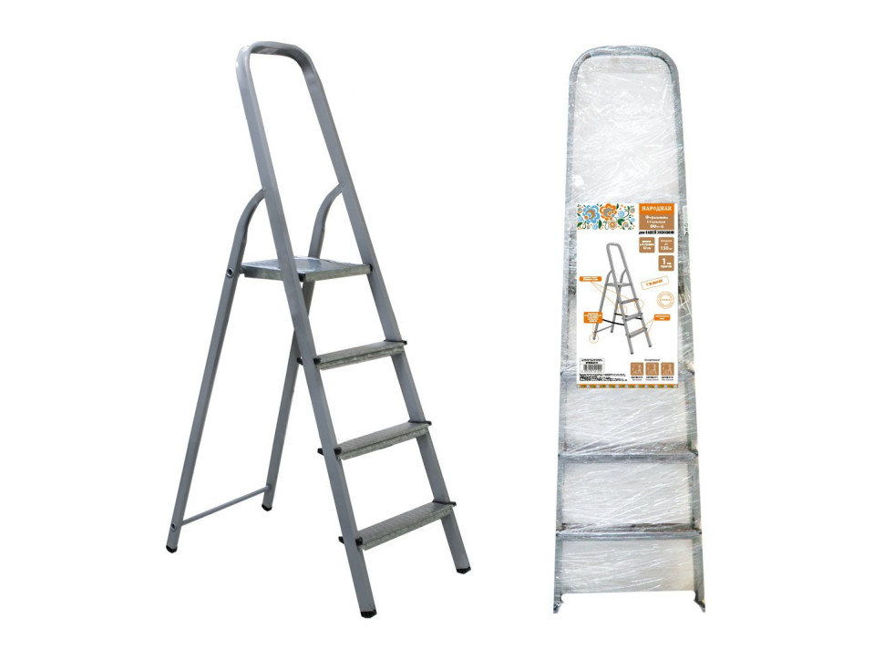 ССт-4, 4 ступени (SQ1028-0111) Стремянка стальная