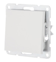Переключатель 1-клавиши, на 2 направления, белый LK80 (840304-1) Переключатель