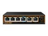 U1EE-4F1b/2F с питанием от HiPoE до 60Вт Коммутатор с PoE