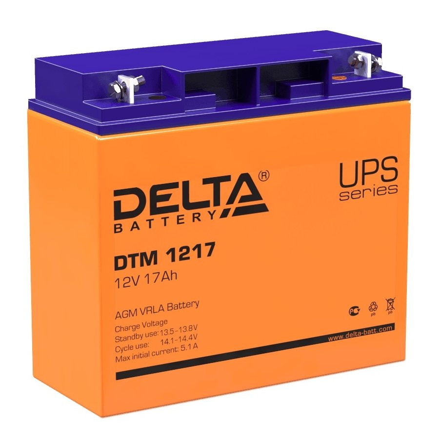 Delta DTM 1217 Аккумулятор герметичный свинцово-кислотный