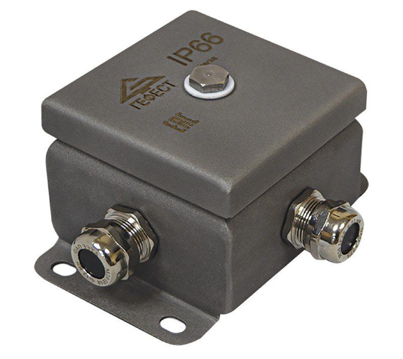 КМ IP66-0808нерж 4 вводов (без DIN рейки) Коробка монтажная общего назначения