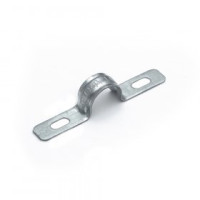 Скоба металлическая двухлапковая усиленная противопожарная СМДУ d14-15 мм (100 шт) (PR13.02411) Скоба металлическая