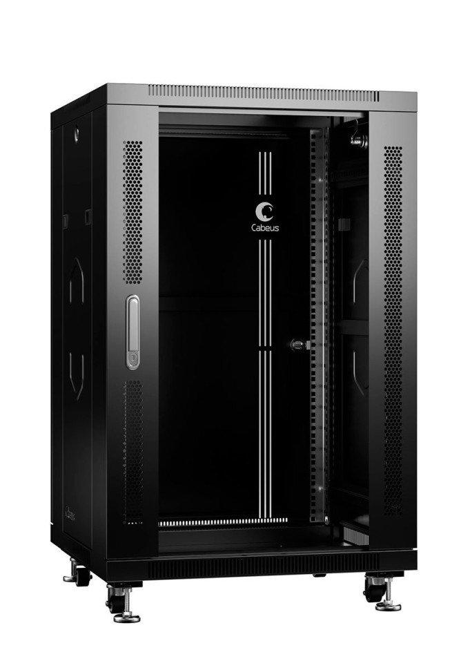 SH-05C-18U60/60-BK (8555c) Шкаф телекоммуникационный 19" напольный 18U