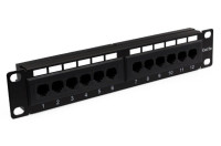 Патч-панель 10", 12xRJ-45, UTP, 5e (10-0424) Патч-панель 10"